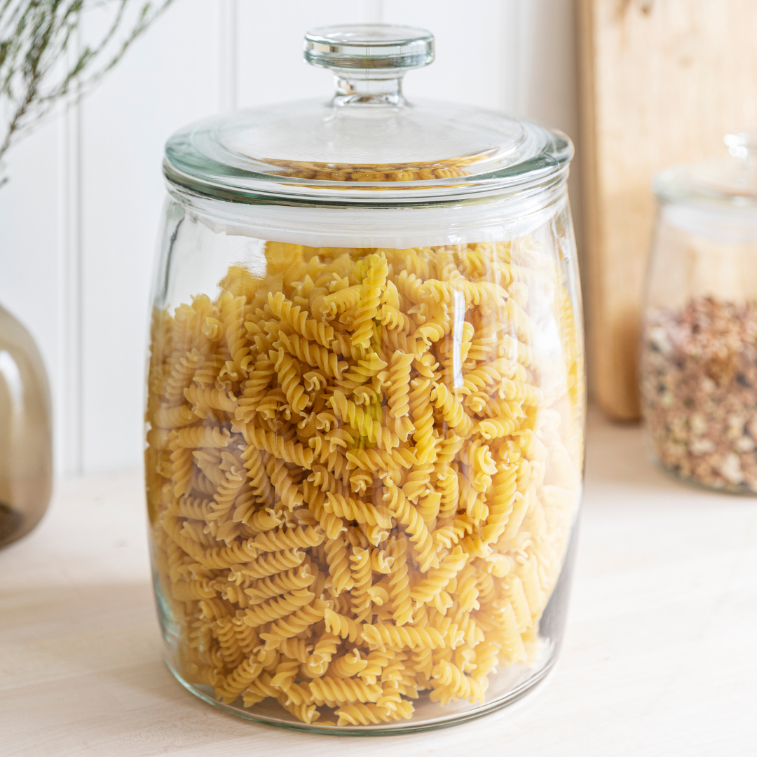 Glass Storage Jars | These glass storage jars are airtight, keeping your food fresh and delicious.