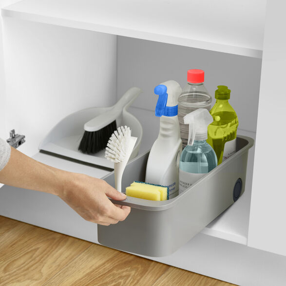Joseph Joseph CupboardStore Easy Access Wheeled Cleaning Caddy