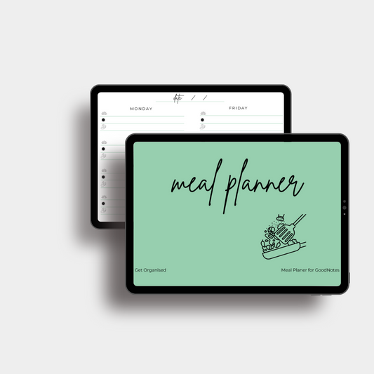 Meal Planner - Digital Planner | Weekly Meal To Do List | GoodNotes Planner | iPad Planner | Undated Digital Planner