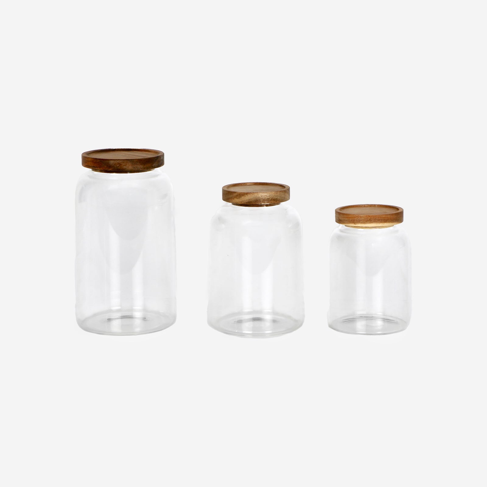 Large glass food storage jar