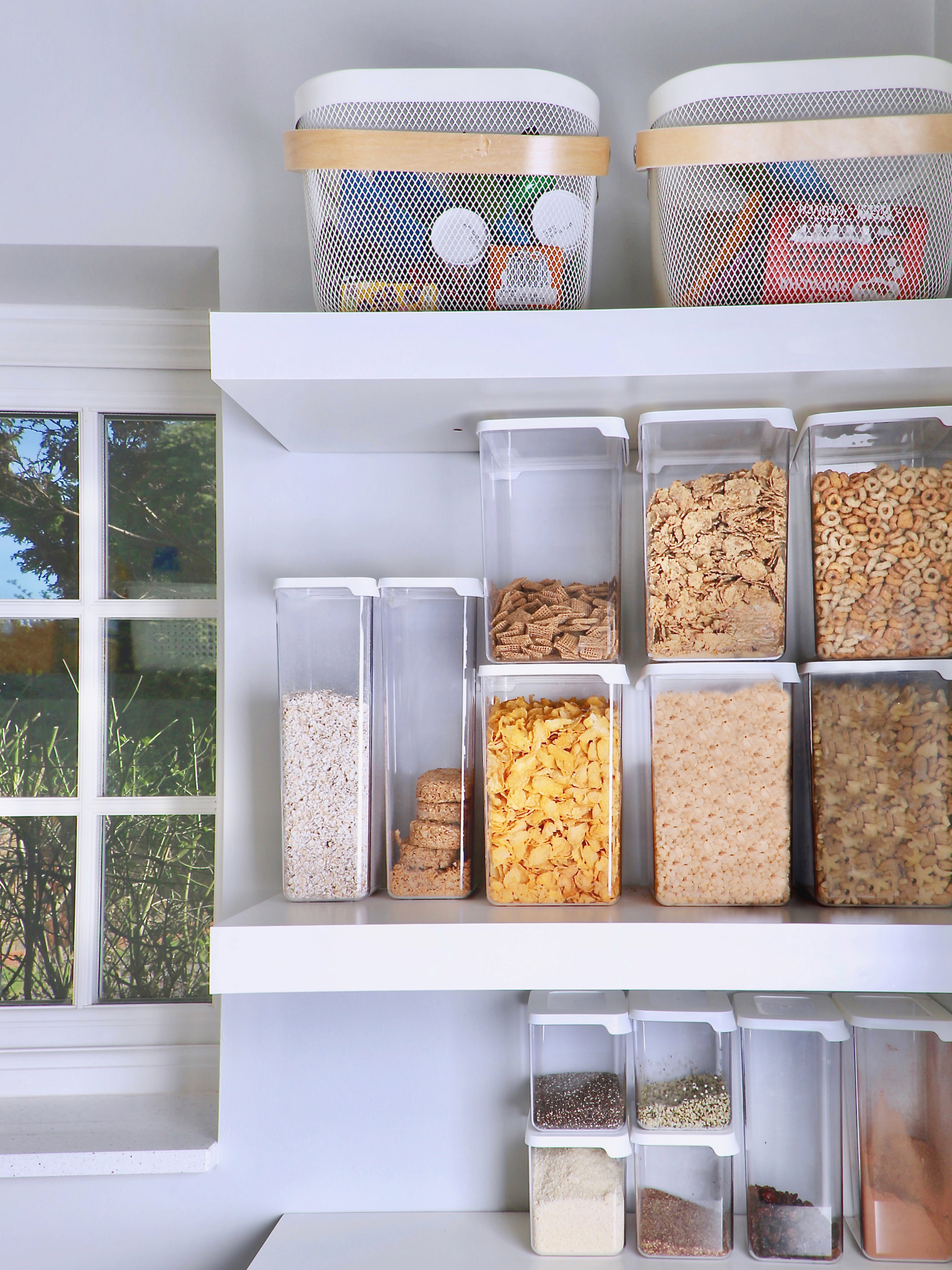 Baskets shop for pantry